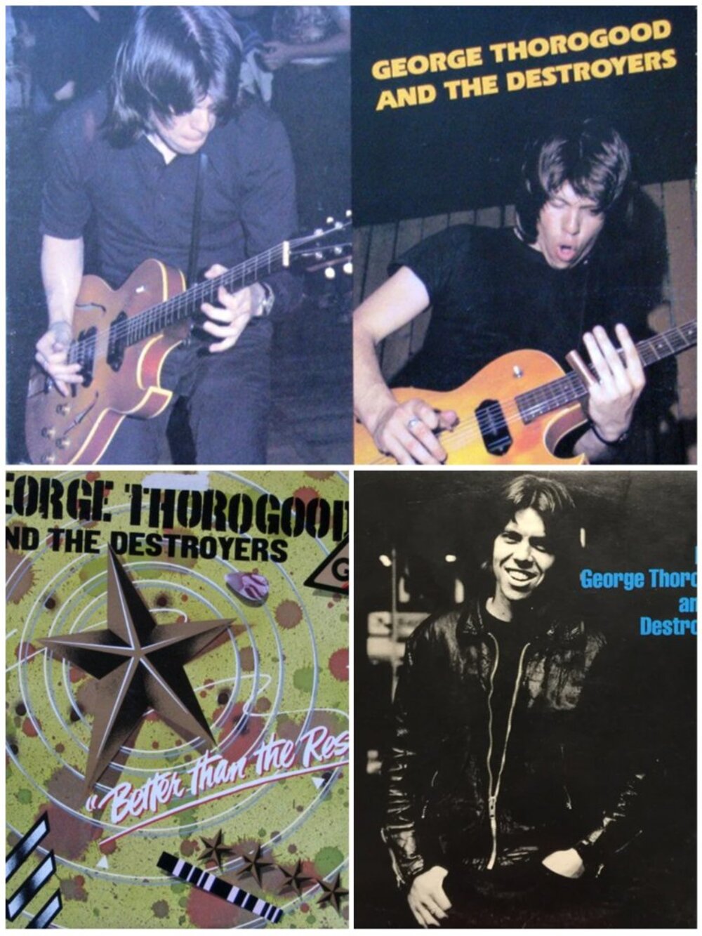 Lot of 3 George Thorogood Vinyl Albums
